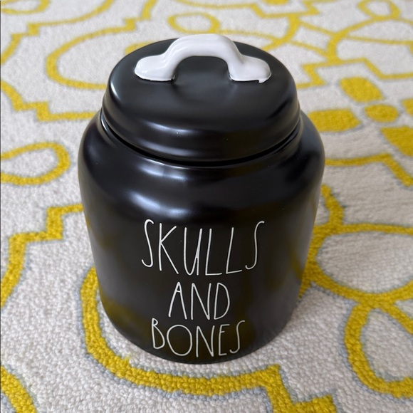 Other - NWT Rae Dunn SKULLS AND BONES Large Canister